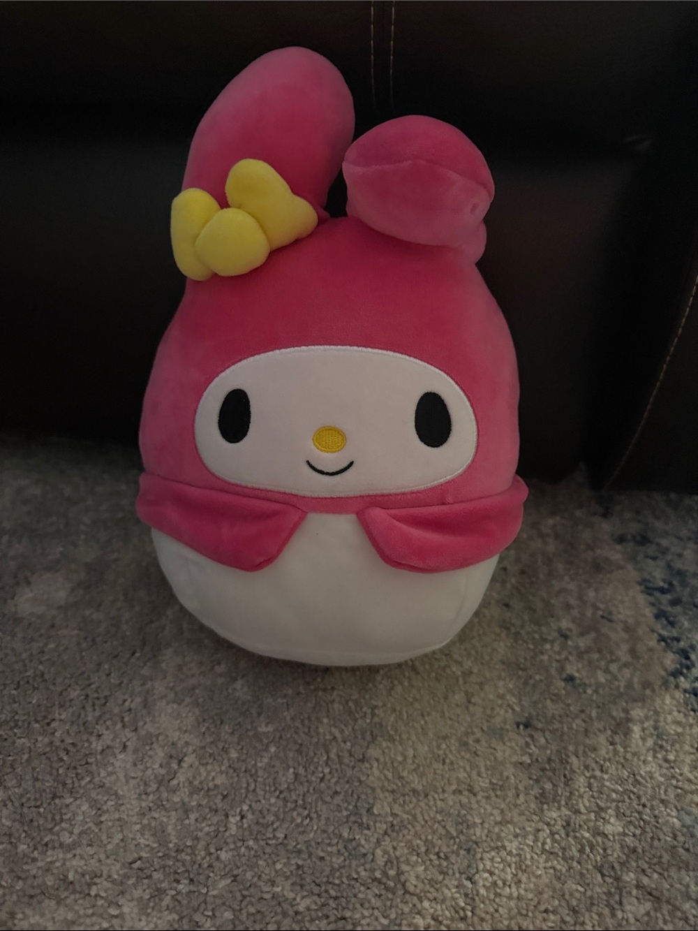 My Melody Pink Plush Toy with Yellow Bow